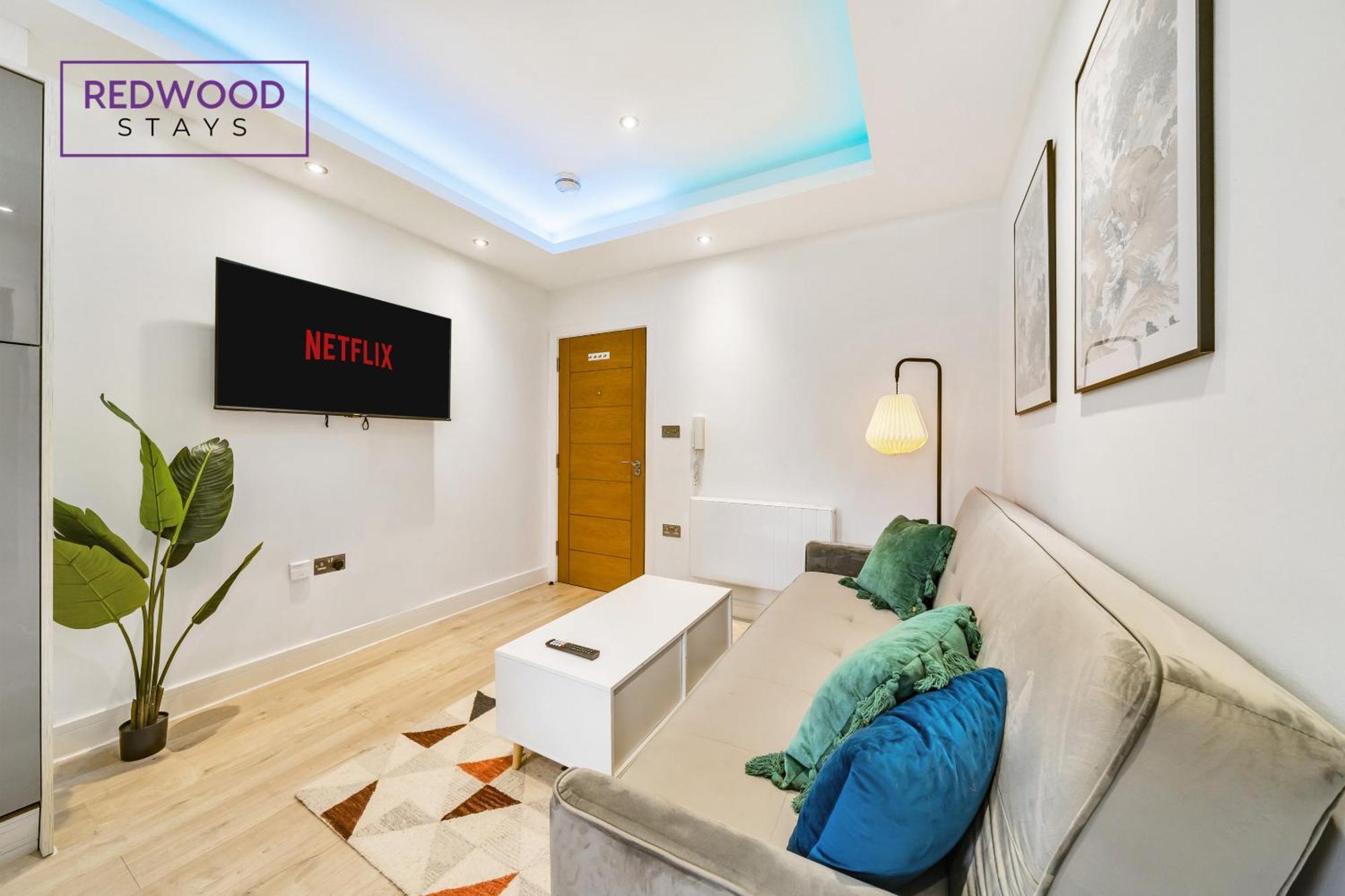 Brand New, 1 Bed 1 Bath, Modern Town Center Apartment, Netflix By Redwood Stays Aldershot Bagian luar foto